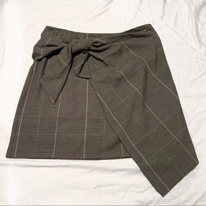 Who What Wear Gingham Skirt